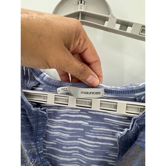 Maurices True Y2K Wild West Cowboy Boot t-shirt rhinestone accents size 3X top - Picture 3 of 6